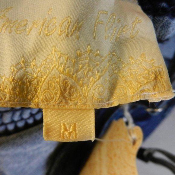 HAND CRAFTED floral denim bustier OOAK custom hand painted jean camisole top - Picture 9 of 16